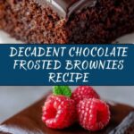 Chocolate Frosted Brownies Recipe