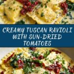 Creamy Tuscan Ravioli Recipe