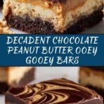 Chocolate Peanut Butter Ooey Gooey Butter Bars Recipe