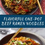 One-Pot Beef Ramen Noodles Recipe
