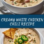 White Chicken Chili with Cream Cheese Recipe