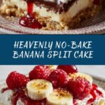 No-Bake Banana Split Cake Recipe
