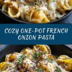 One Pot French Onion Pasta Recipe