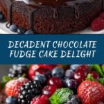 Easy Chocolate Fudge Cake Recipe