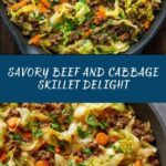 Hearty Ground Beef and Cabbage Skillet Recipe