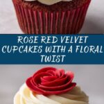 Rose Red Velvet Cupcakes Recipe