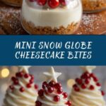 Snow Globe Cheesecake Bites with Cookie Crust Recipe