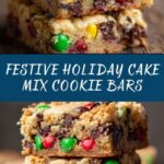 Holiday Cake Mix Cookie Bars Recipe