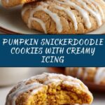 Soft-Baked Pumpkin Snickerdoodle Cookies with Icing Recipe