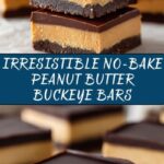 No-Bake Peanut Butter Buckeye Bars Recipe