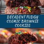 Fudgy Cosmic Brownie Cookies Recipe