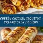 Creamy Oven-Baked Chicken Taquitos Recipe