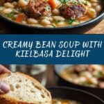 Creamy Bean Soup with Kielbasa Recipe