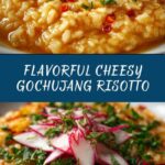 Cheesy Gochujang Risotto Recipe