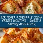 Air Fryer Pineapple Cream Cheese Wontons Recipe