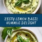 Lemon Basil Hummus Recipe