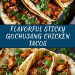Sticky Gochujang Chicken Tacos Recipe