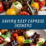 Beef Caprese Skewers Recipe