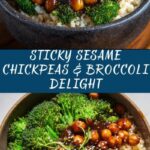 Sticky Sesame Chickpeas & Broccoli Recipe