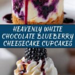 White Chocolate Blueberry Cheesecake Cupcakes Recipe