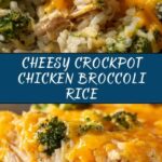 Crockpot Cheesy Chicken Broccoli Rice Recipe