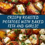 Roasted Potatoes with Baked Feta and Garlic Recipe