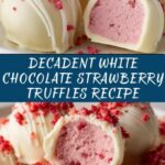 White Chocolate Strawberry Truffles Recipe