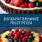 Brownie Fruit Pizza Recipe