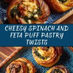 Spinach and Feta Puff Pastry Twists Recipe