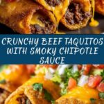 Crispy Beef Taquitos with Chipotle Sauce Recipe