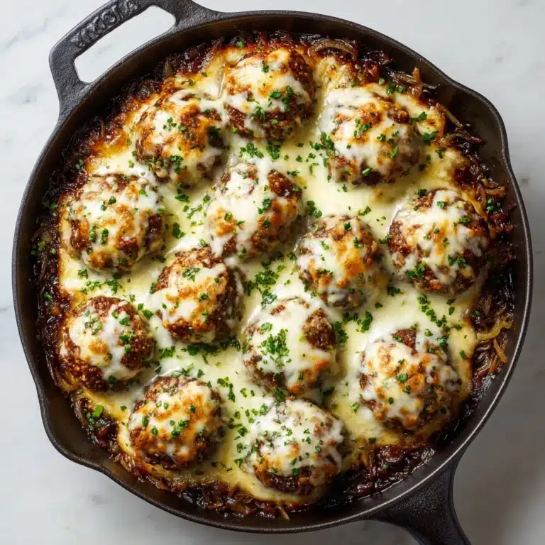 French Onion Chicken Meatballs Recipe