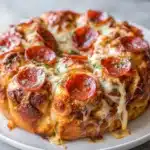 Pepperoni Pizza Monkey Bread Recipe