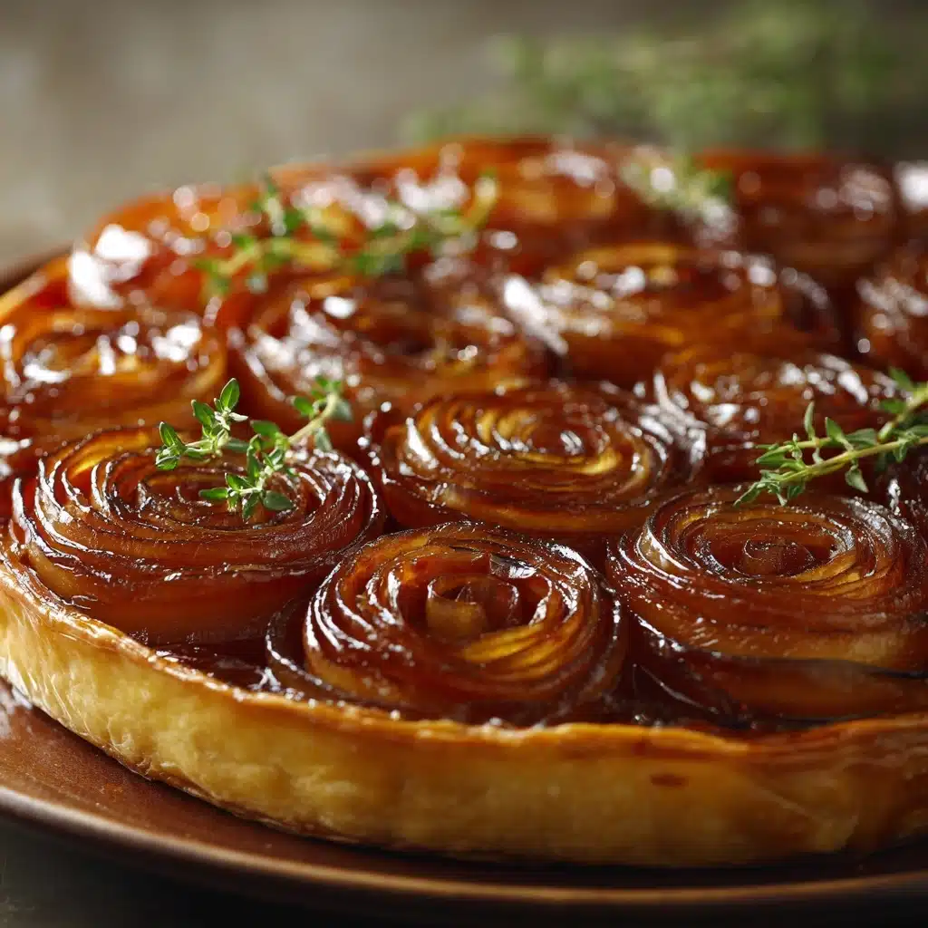 French Onion Tarte Tatin Recipe - Recipe Image
