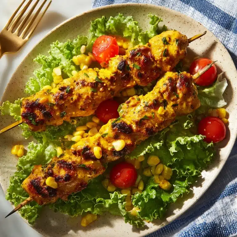 Air Fryer Old Bay Chicken Skewers Recipe