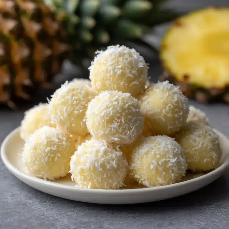 Pineapple Christmas Balls Recipe