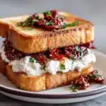 Sun-Dried Tomato and Feta Stuffed French Toast Recipe