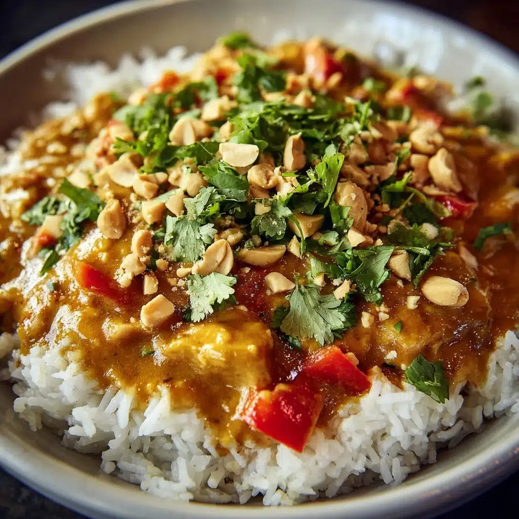 Slow Cooker Peanut Chicken Recipe