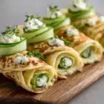 Crispy Cucumber Feta Wraps Recipe