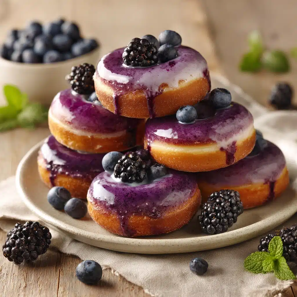 Blueberry Cake Donuts Recipe - Recipe Image
