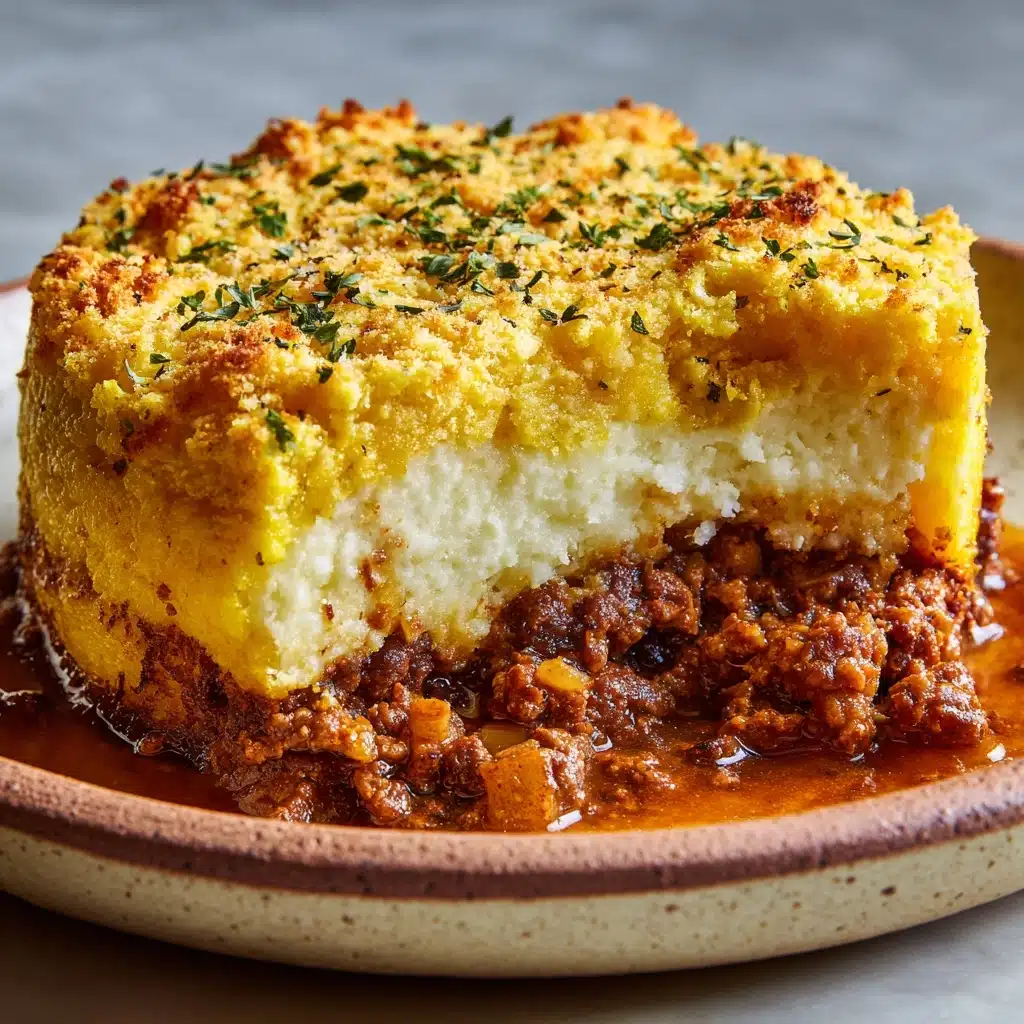 Cheddar Bay Ground Beef Cobbler Recipe - Recipe Image