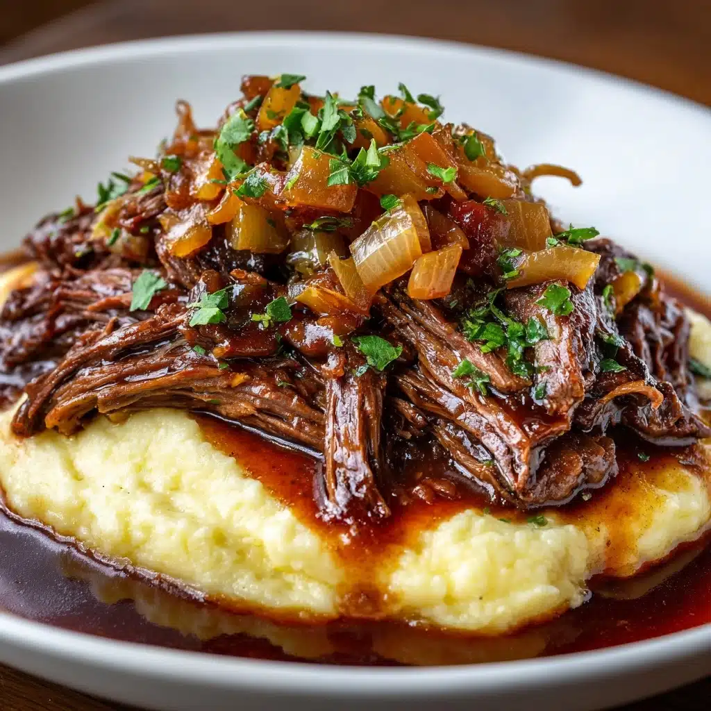 Slow Cooker French Onion Pot Roast Recipe
