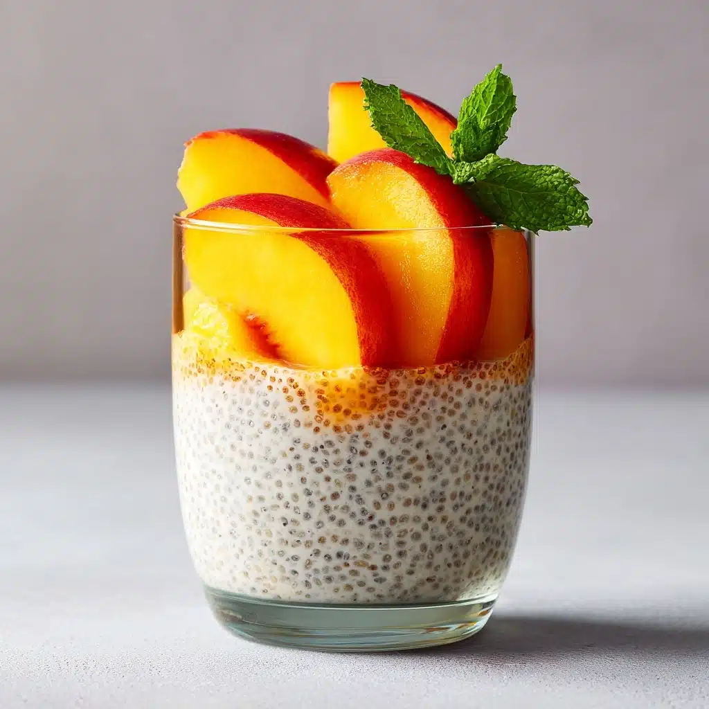 Great Peach Chia Pudding Recipe - Recipe Image