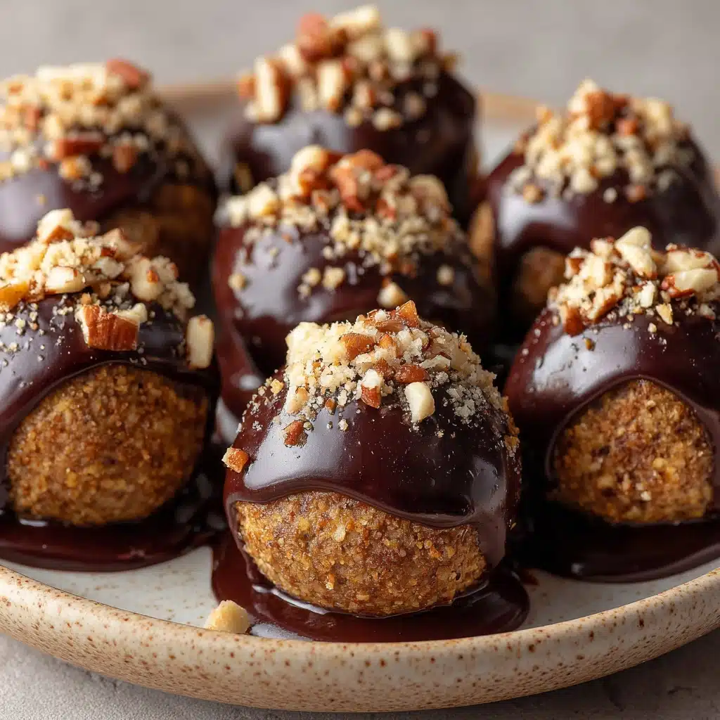 Christmas Chocolate Pecan Pie Balls Recipe - Recipe Image
