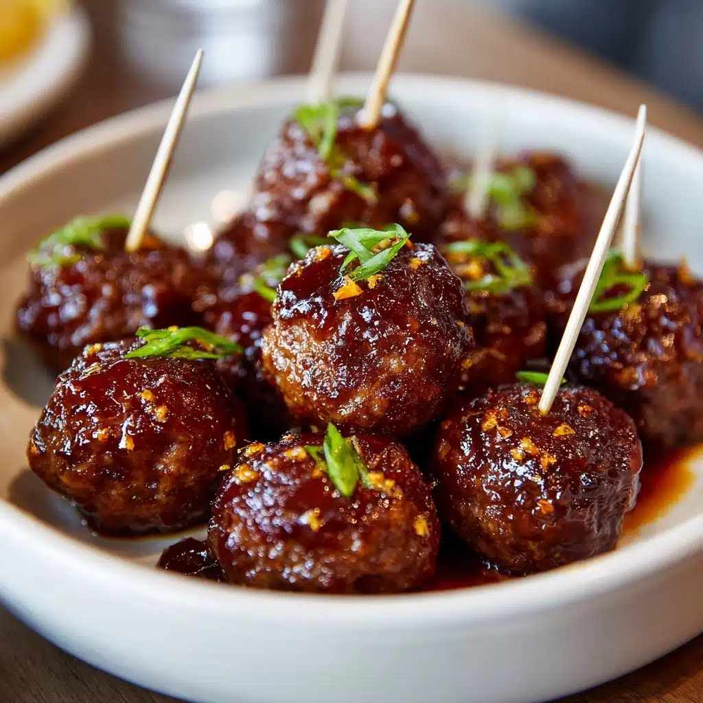 Baked Honey Garlic Meatballs Recipe - Recipe Image