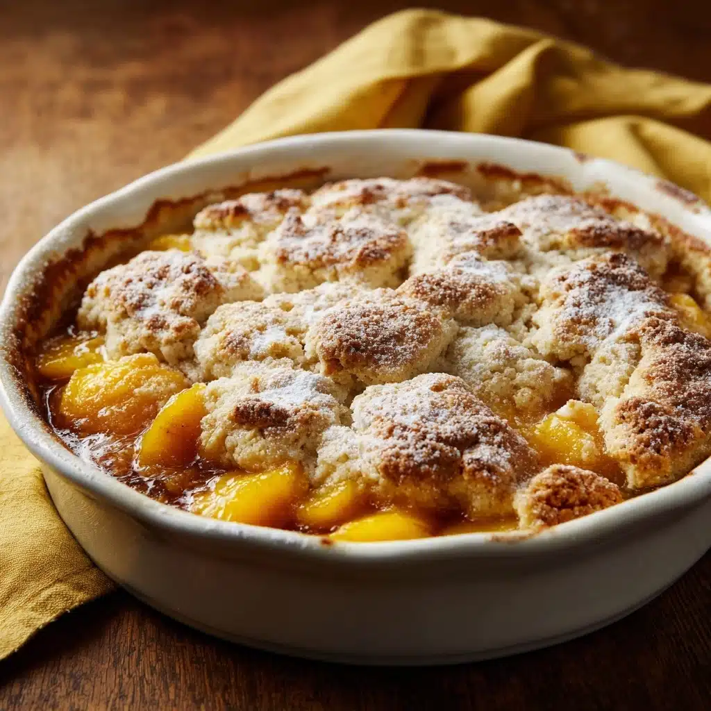 Peach Cobbler Bread Pudding Recipe - Recipe Image