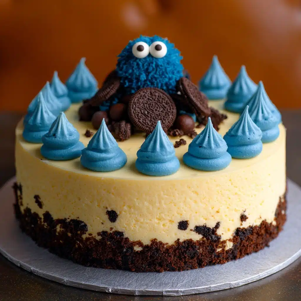 Delicious Cookie Monster Cheesecake Recipe