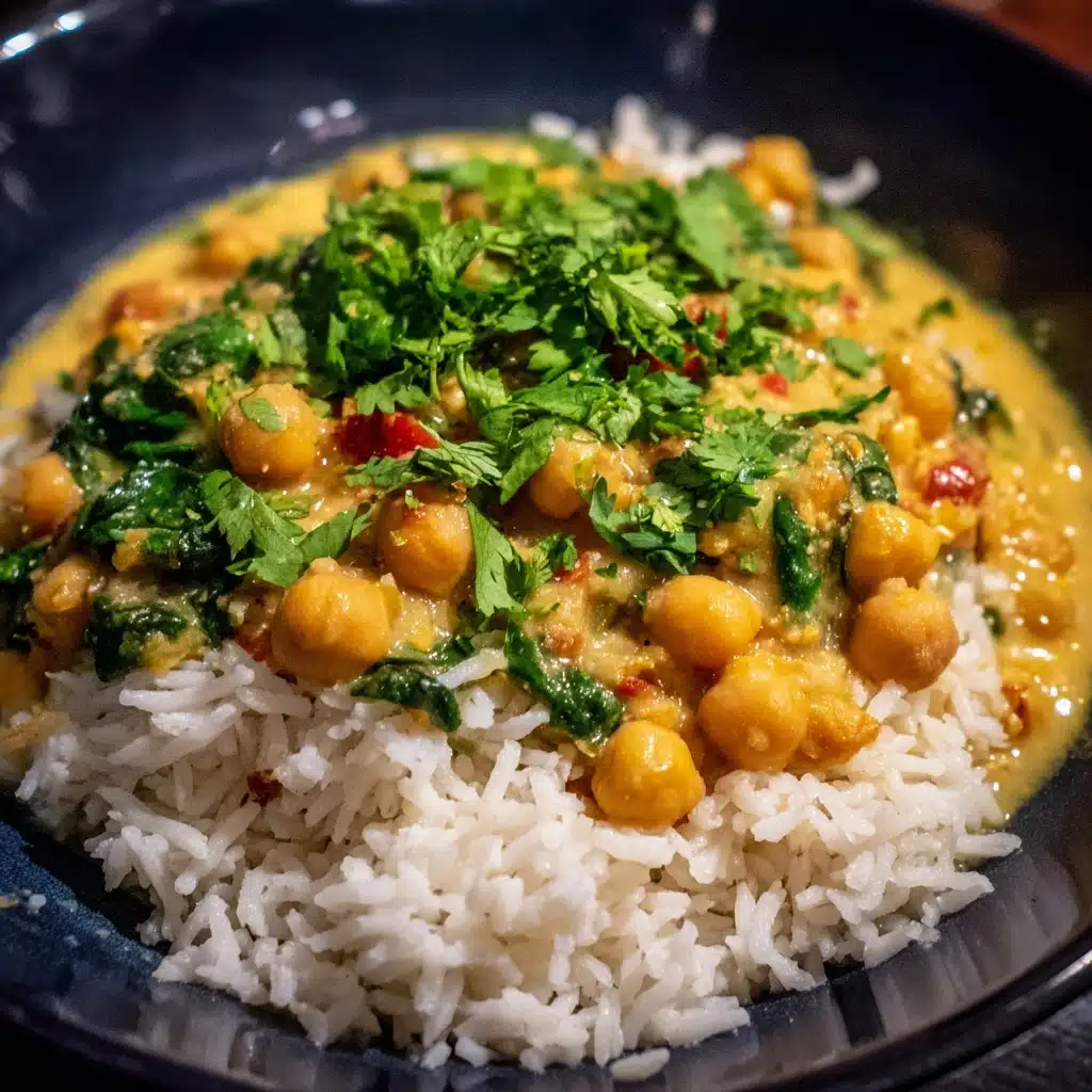 Chickpea Curry Vegan Recipe - Recipe Image