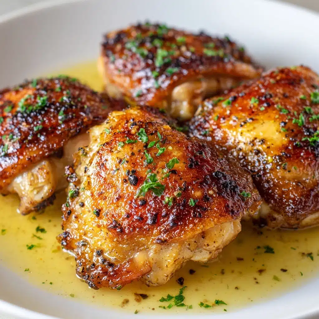 Garlic Butter Chicken Thighs Recipe - Recipe Image