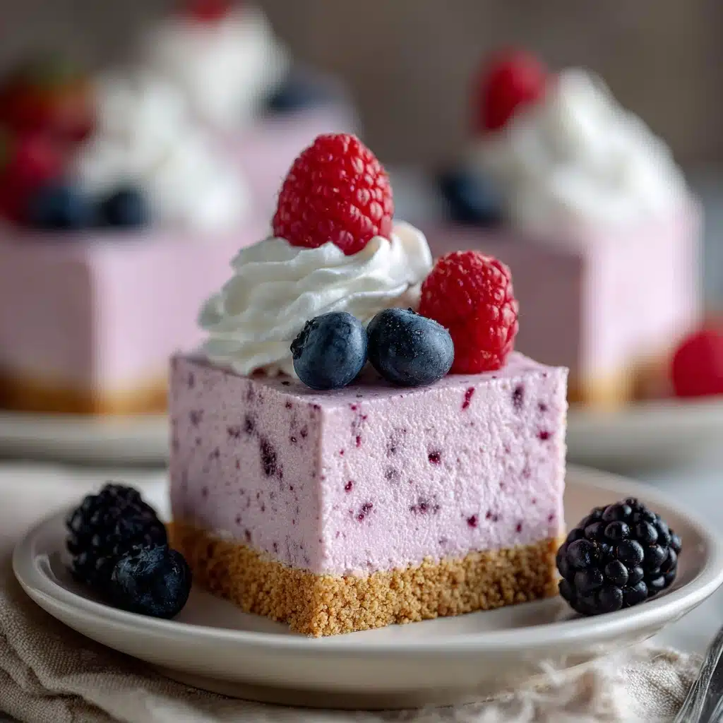 No-Bake Berry Cheesecake Recipe - Recipe Image
