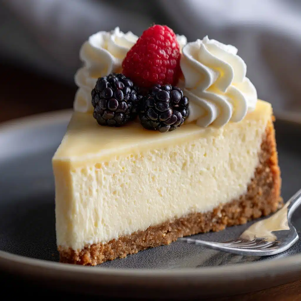 Creamy Baked Cheesecake Recipe - Recipe Image